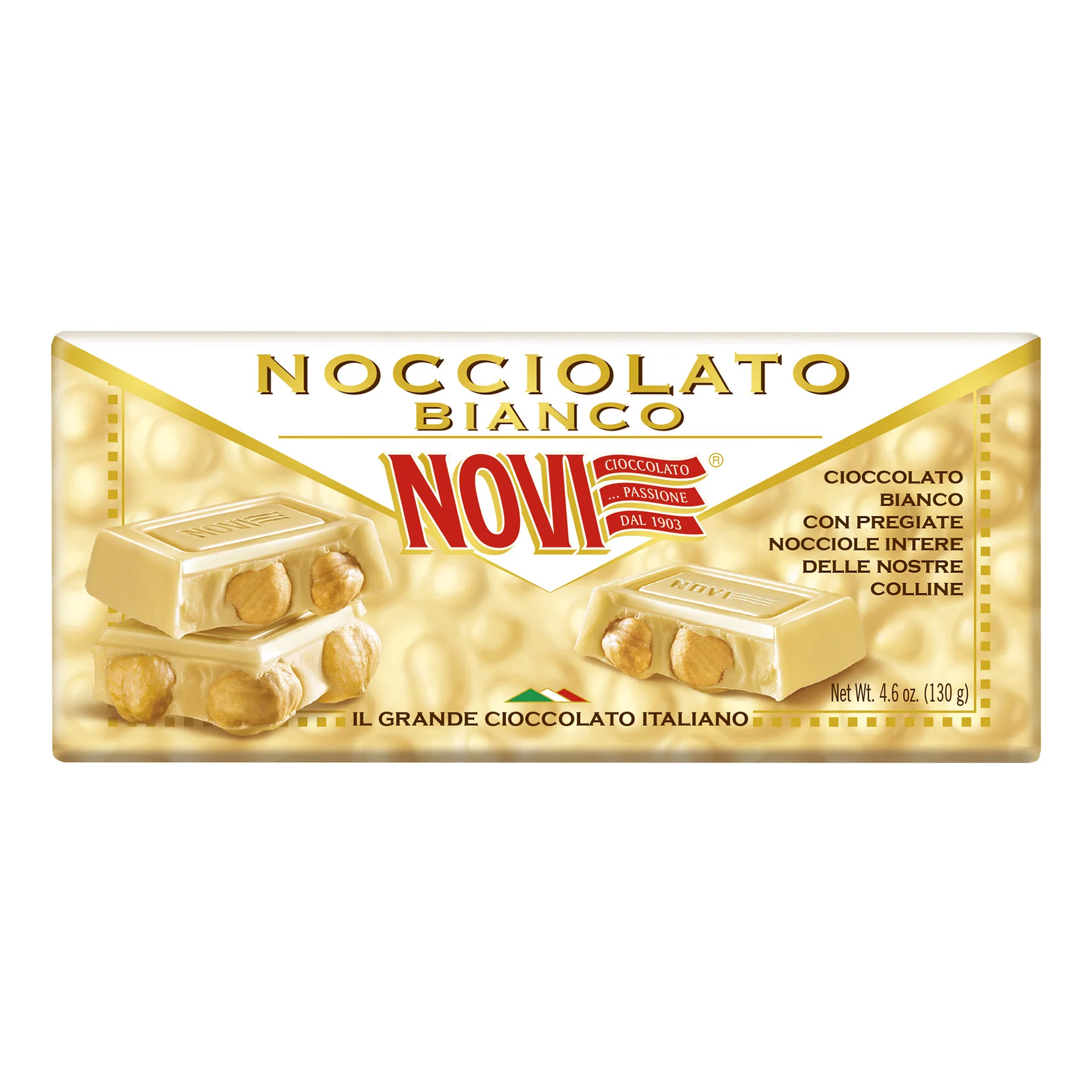 Novi Nocciolato Bianco 130g